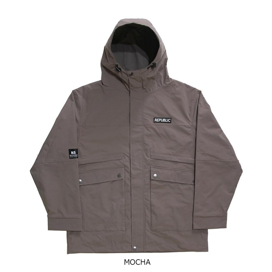 REPUBLIC&CO リパブリック スノーボードウェアー LUV・SIC PARKA 耐久撥水加工 ストレッチ素材 オーバーサイズジャケット 正規取扱店