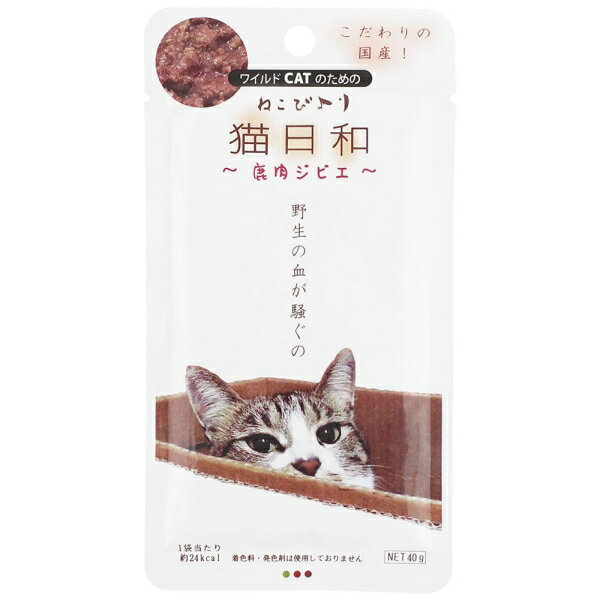 わんわん 猫日和 鹿肉ジビエ 40g (99400166)