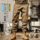 カーゴパンツ メンズ テーパードパンツ ストレート 無地 ロング丈 高品質 ボトムス カジュアル ウエストゴム ポケット 履きやすい 春秋 おしゃれ 送料無料