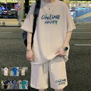 セットアップ メンズ スーツ 2点セット ショートパンツ オープンカラー メンズファション カジュアル 半袖 薄手 プレゼント ギフ・・送料無料