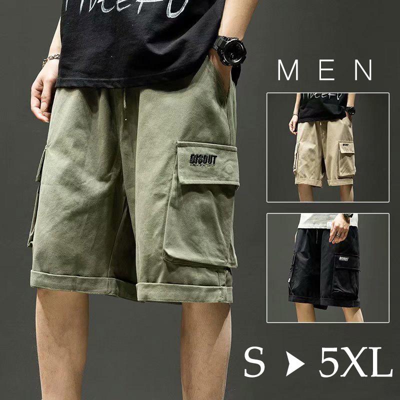 カーゴパンツ メンズ ストレッチ ショートパンツ ハーフパンツ 春夏 ボトムス パンツ カジュアル 大きいサイズ 半ズボン シンプル ポケット スポーツ 半ズボン