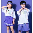 キッズダンス衣装 ヒップホップ tシャツ パンツ セットアップ ストリート ダンス 衣装 男の子 女の子 ダンスウェア 子供服 キッズ ダンス衣装 hiphop...