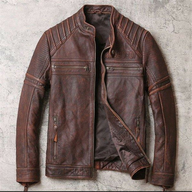素材構成: （牛革　本革）　ポリエステル表地：（牛革　本革）　　裏地：ポリエステル　　タイプ：ファスナー　ショート　適用季節：春秋冬　　サイズ：M、L、XL、2XL、3XL、4XL、5XLカラー：実物写真をご参照　シルエットと質にこだわった為、とてもかっこよく仕上がっております。オシャレなデザインで流行に左右されることなく長年使い続けられる定番アイテムです。ご注文の前に必ずサイズ表をご確認ください。サイズの多少の誤差はご了承ください。革クリームを使う時、他の服を避けてください、色を落ちる可能性があります新品のファスナーは時々鈍いですから、品質の問題ではありません、ただファスナーの上に少し革クリームを塗る、ゆっくりファスナーを上下移動してくださいませ。春秋冬 本革ジャケット カッコイイ ライダースジャケット ファッション 革ジャン レザーコート カジュアル防風牛革製ジャケット 送料無料 春秋冬 本革ジャケット カッコイイ ライダースジャケット ファッション 革ジャン レザーコート カジュアル防風牛革製ジャケット 送料無料メーカー希望小売価格はメーカーカタログに基づいて掲載しています