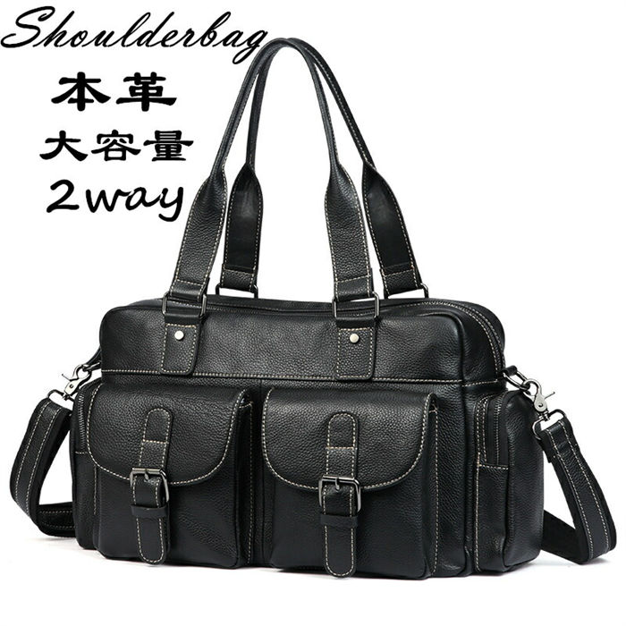 バッグ メンズバッグ アウトドア 大容量 本革 メッセンジャー ショルダーベルト付き 送料無料 カジュアル 2way 旅行 バッグ 肩掛け 斜めがけバッグ シンプル 通学通勤 牛革 ビジネスバッグ トートバッグ バッグ 鞄 ショルダーバッグ