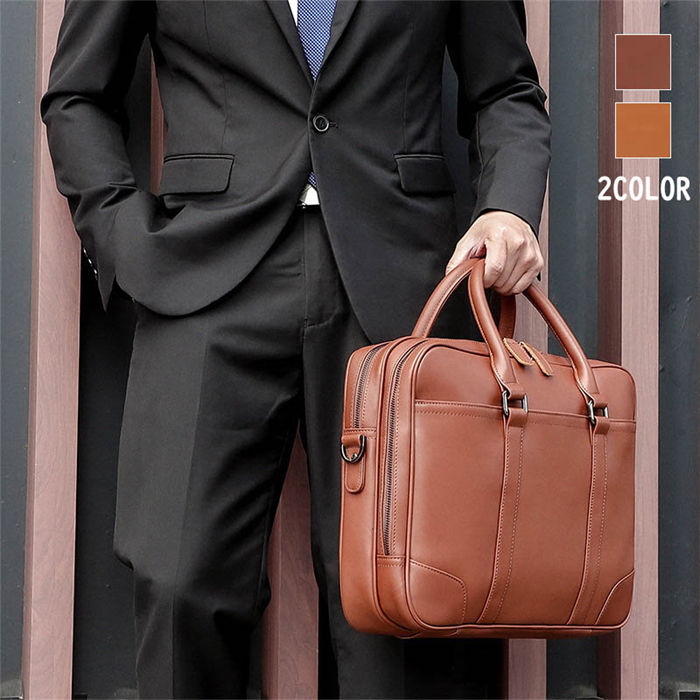 ショルダーバッグ 本革 通学通勤 アウトドア 鞄 旅行 メンズバッグ 軽量 斜めがけバッグ バッグ ショルダーベルト付き トートバッグ メッセンジャー バッグ 牛革 肩掛け バッグ ビジネスバッグ 父の日 シンプル 2way カジュアル 送料無料(4)