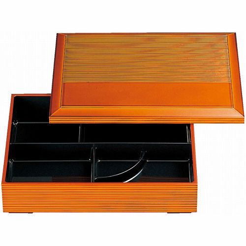 9寸 源氏弁当 春慶塗 A 重箱 一段 業務用 飲食店