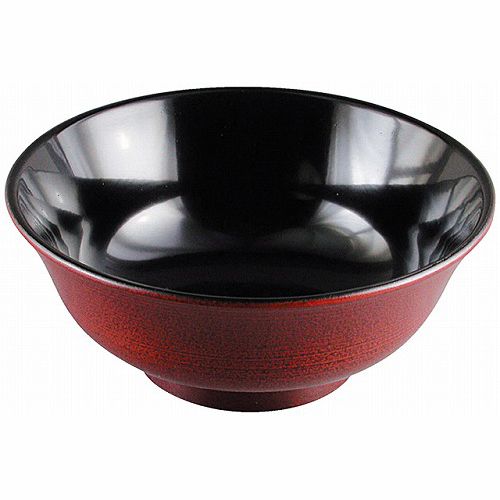 6寸 ABSラーメン丼 溜はじき刷毛目 A 業務用 飲食店