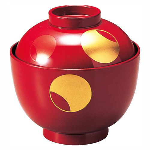 松庵小吸椀 朱つぼつぼ TA 業務用 飲食店