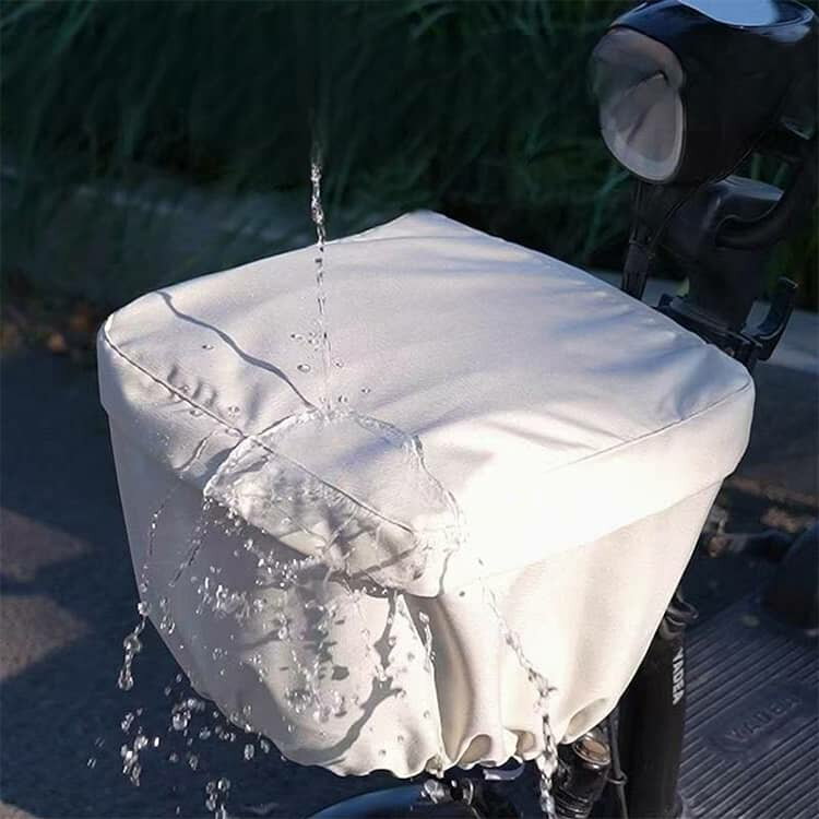自転車かごカバー 前 自転車カゴカバー 防水 撥水 小型 自転車まえかごカバー 自転車 かごカバー 前カゴ カバー おしゃれ ワイド 小さめ かぶせるだけ 厚手 破れにくい バスケットカバー 送料無料 3