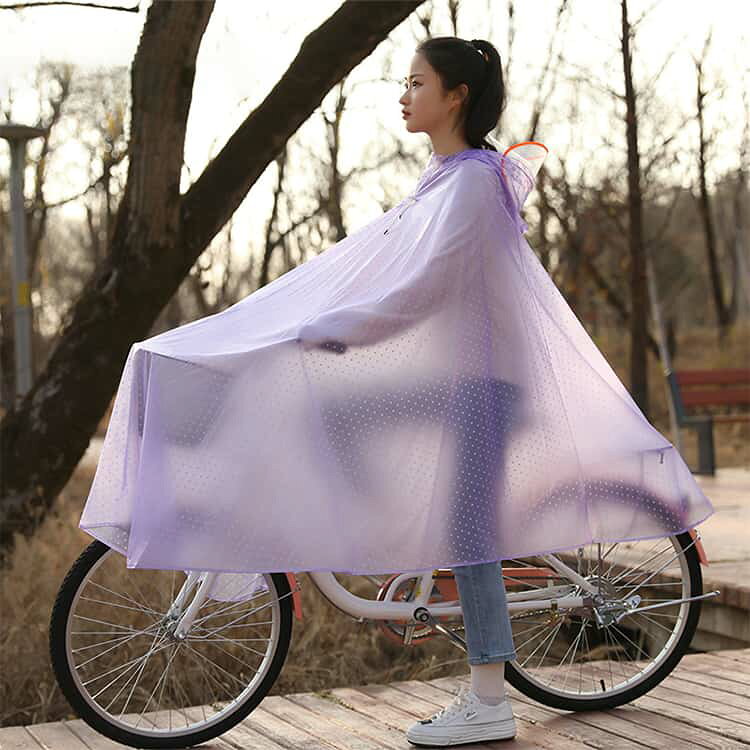 レインコート 自転車 リュック 対応 レインポンチョ レディース メンズ レインウェア マスク付 ドット柄 かわいい 雨具 防水 撥水 おしゃれ 軽量 透明窓 雨の日 梅雨対策 通勤 大人用 雨具 合羽 かっぱ アウトドア 水玉柄 大きいサイズ サイクル fampa-10001659 株式会社FAMオンラインショップ サンプル画像2