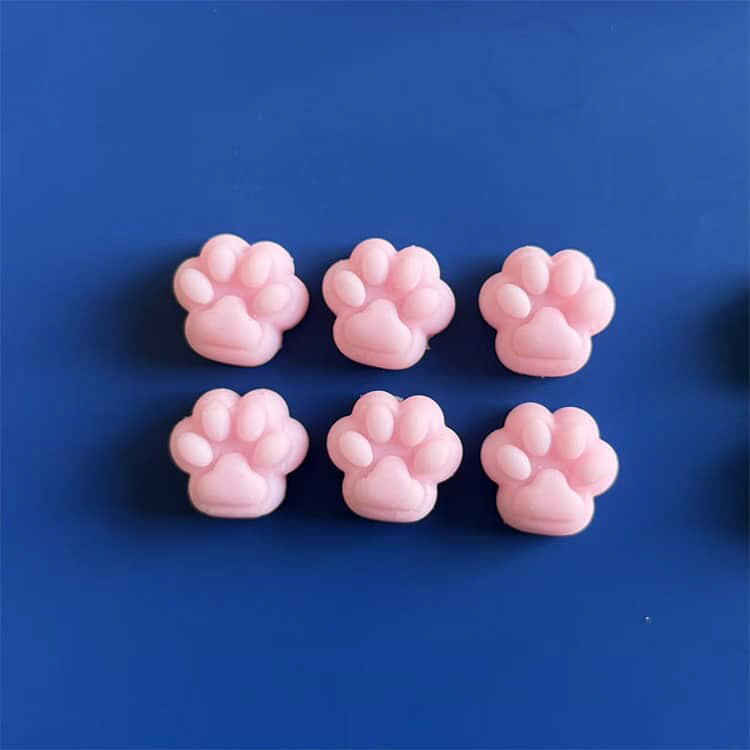 【蓄光で光る】 50個 立体 3D 肉球 シール パーツ 蓄光 ノーマル ミックス おしり 肉球シール 肉球のみ にくきゅう 暗闇で光る シール帳 シール手帳 スクイーズ 肉球ぷにぷにシール マシュマロ シール交換 立体シール 泡ステッカー 貼り替え 交換用 もちもち ぷくぷく fampa-10002388 株式会社FAMオンラインショップ サンプル画像3