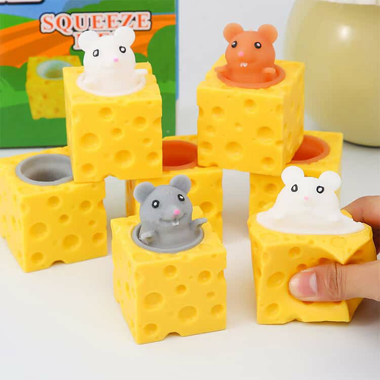 6個セット スクイーズ玩具 フィジェットおもちゃ 減圧グッズ プッシュポップ チーズに隠れたネズミおもちゃ スクイーズおもちゃ 高反発おもちゃ おもしろグッズ 不安軽減 暇つぶし インテリジェンス発展 洗える可能 小さめ 誕生日プレゼント いたずら小道具 送料無料 fampa-10002171 株式会社FAMオンラインショップ サンプル画像2
