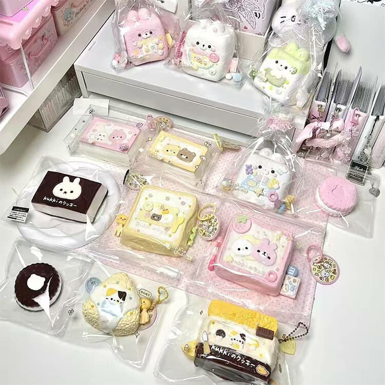 5点セット/4点セット スクイーズ 福袋 スクイーズケーキおもちゃ ケーキおもちゃ ...
