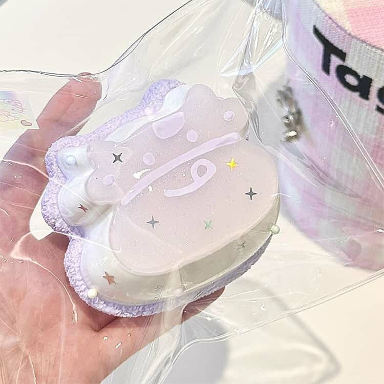 スクイーズケーキおもちゃ めろジョイ スクイーズ 食べ物シリーズ ケーキ パン 牛...