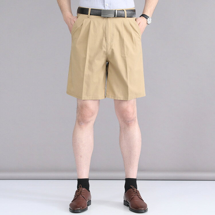 夏 メンズ ハーフパンツ ツイル生地 短パン チノパンツ ワイド スラックス ショー...