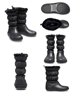 【クロックス crocs レディース b】crocband winter boot w/クロックバンド ウィンター ブーツ ウィメン