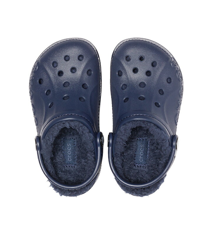 クロックス crocs【キッズ ボア】Baya Lined Clog Kids/バヤ ラインド クロッグ キッズ/ネイビーxネイビー｜##