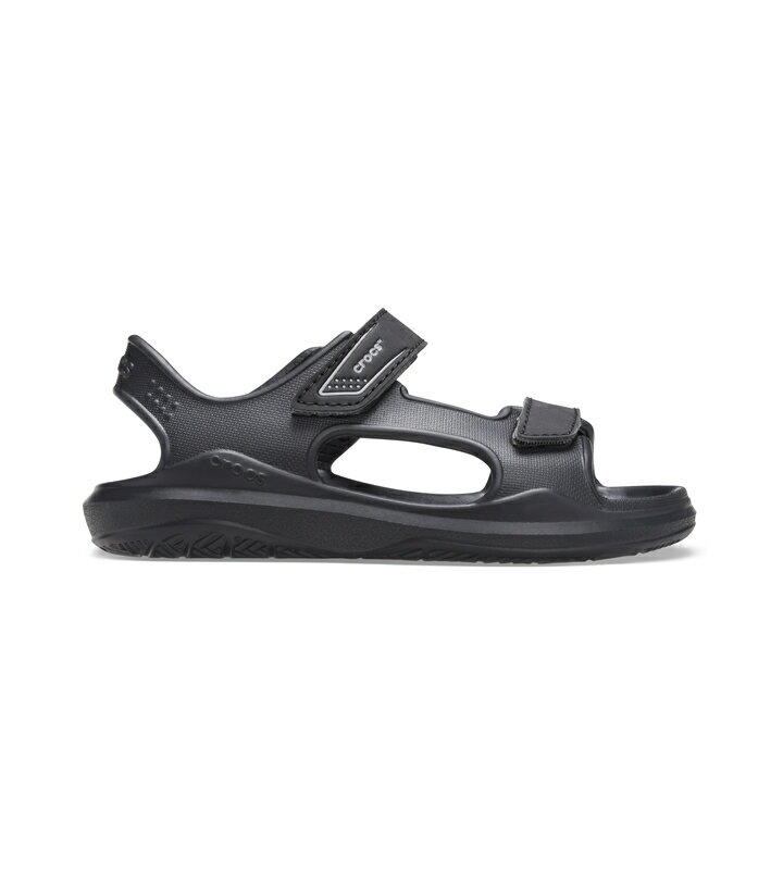 クロックス crocs【キッズ サンダル】Swiftwater Expedition Sandal Kids/スウィフトウォーター エクスペディション サンダル キッズ/ブラックxスレートグレー｜##