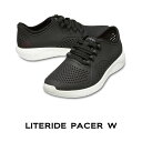 クロックス crocs【レディース スニーカー】LiteRide Pacer Ws/ライトライド ペイサー ウィメン/ブラック｜##