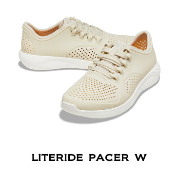 クロックス crocs【レディース スニーカー】LiteRide Pacer Ws/ライトライド ペイサー ウィメン/スタッコ｜##