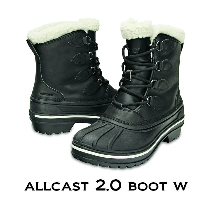 クロックス crocs【レディース ブーツ】Allcast2.0 Boot W/オールキャスト2.0 ブーツ ウィメン/ブラック｜##