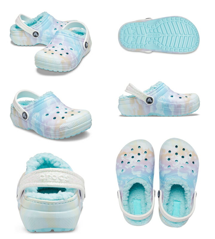 クロックス crocs【キッズ ボア】Classic Lined Out of This World Clog Kids/クラシック ラインド アウト オブ ディス ワールド クロッグ キッズ｜##