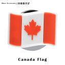 クロックス アクセサリー【jibbitz ジビッツ】FLAG /Canada Flag/カナダ/国旗 10006916