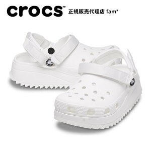 クロックス crocs【メンズ レディース サンダル】Classic Hiker Clog/クラシック クロッグ/ホワイト×ホワイト/厚底/アウトドア｜☆