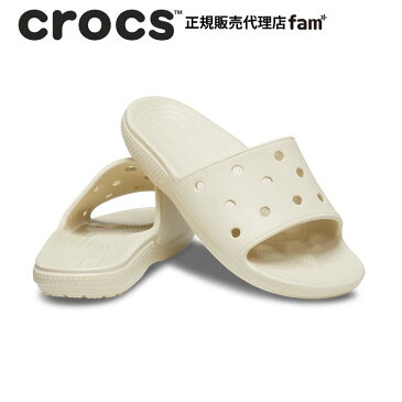 クロックス crocs【メンズ レディース サンダル】Classic Crocs Slide/クラシック スライド/ボーン｜☆