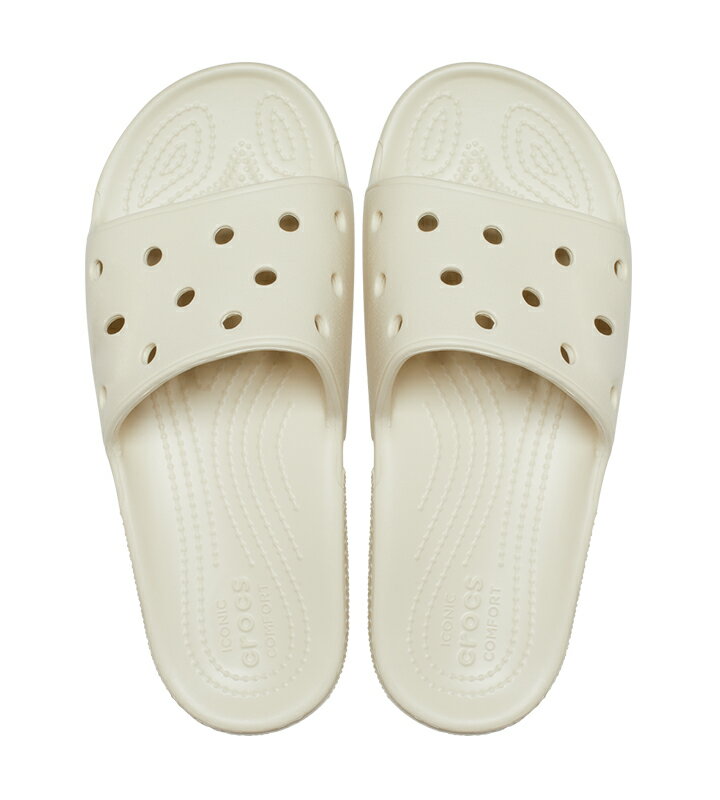 クロックス crocs【メンズ レディース サンダル】Classic Crocs Slide/クラシック スライド/ボーン｜☆