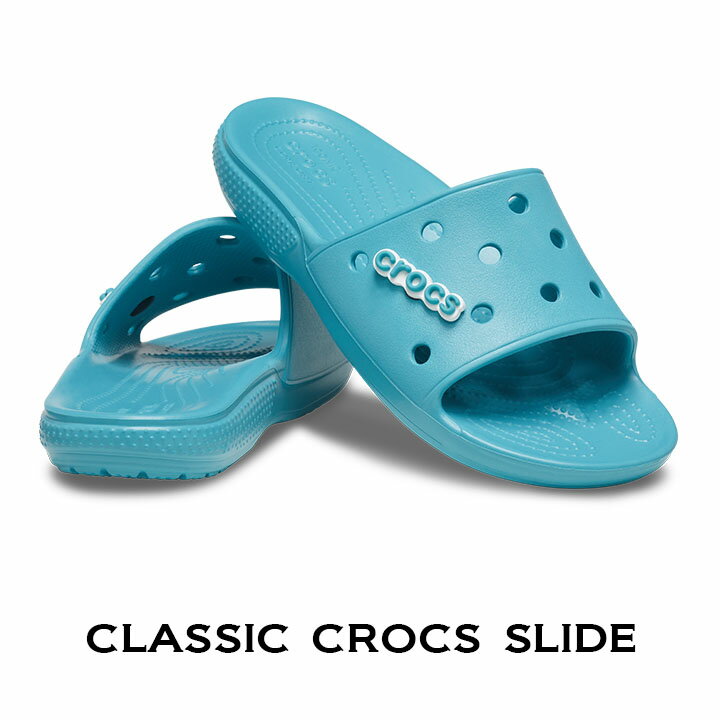 クロックス crocs【メンズ レディース サンダル】Classic Crocs Slide/クラシック スライド/タークトニック｜**