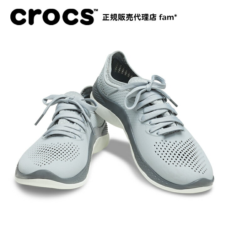 クロックス crocs【メンズ スニーカー】LiteRide 360 Pacer Ms/ライトライド 360 ペイサー メン/ライトグレー×スレートグレー｜##