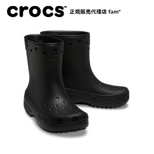 クロックス crocs【メンズ レディース ブーツ】Classic Boot/クラシック ブーツ/ブラック｜**