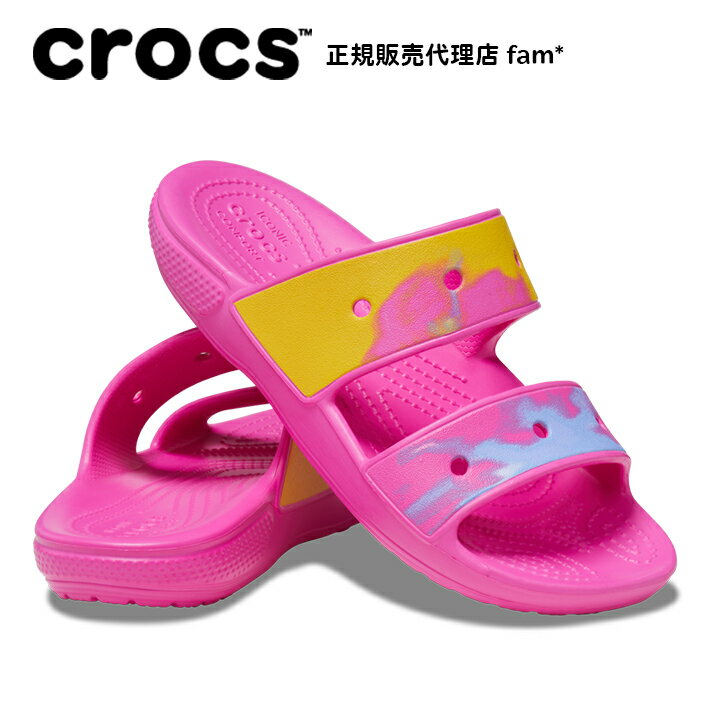 『60%OFF』クロックス crocs【メンズ レディース サンダル】Classic Crocs Ombre Sandal /クラシック クロックス オンブレ サンダル/ジュース×マルチ｜##