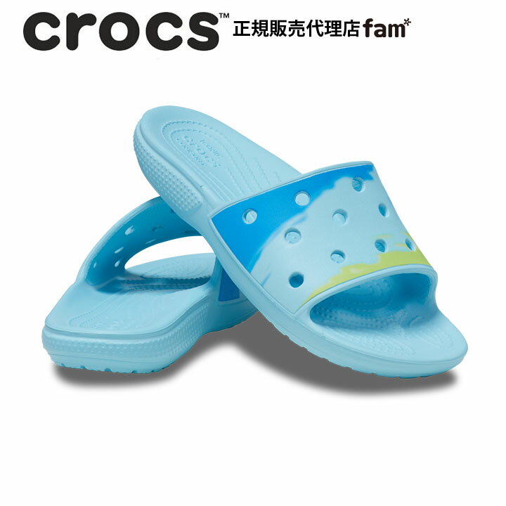 60%OFF クロックス crocs【メンズ レディース サンダル】Classic Crocs Ombre Slide/クラシック クロックス オンブレ スライド/アークティック マルチ｜##