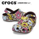 『50%OFF』クロックス crocs【メンズ レディース サンダル】Classic Retro Floral Clog/クラシック レトロ フローラル クロッグ/ダークチェリー×マルチ｜##