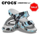 『60%OFF』クロックス crocs【メンズ レディース サンダル】Classic Crocs Spray Camo Sandal /クラシック クロックス スプレイ カモ サンダル/アトモスフィア｜##の商品画像