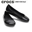 『20%OFF』クロックス crocs【レディース サンダル】Brooklyn High Shine Flat /ブルックリン ハイ シャイン フラット/ブラック｜●