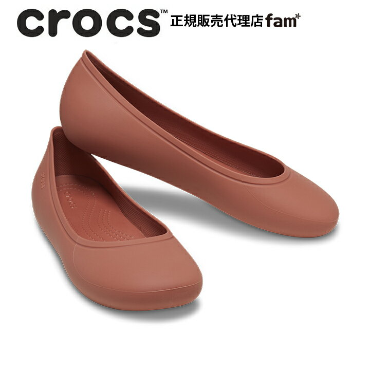 『30 OFF』クロックス crocs【レディース サンダル】Brooklyn Flat /ブルックリン フラット /スパイス｜