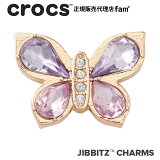 å ꡼jibbitz ӥåġELEVATE1 //Gold Butterfly with Gem/ Хե饤  /ĳ/10009576