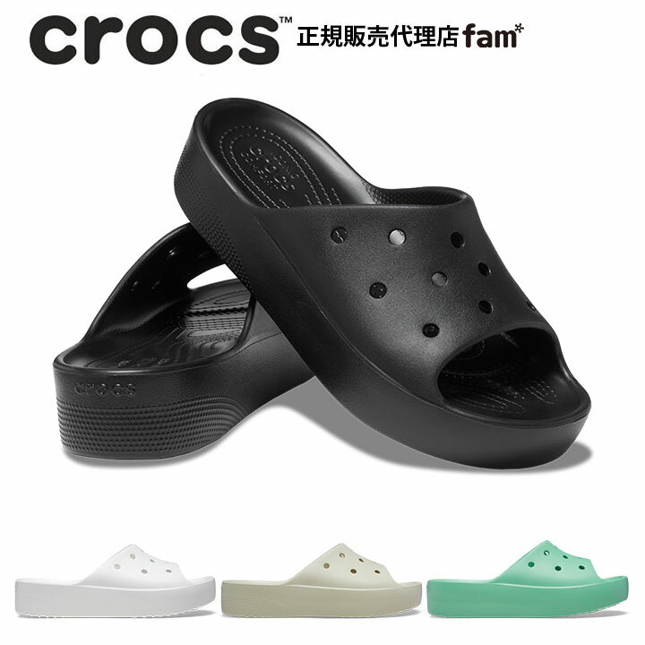 w40%OFFxNbNX crocs fB[X T_ Classic Platform Slide W NVbN vbgtH[ XChb##