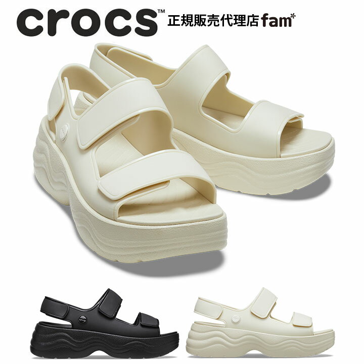 『50%OFF』クロックス crocs【レディース サンダル】Skyline Sandal W/クロックス スカイライン サンダル｜##