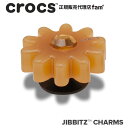 クロックス アクセサリー【jibbitz ジビッツ】NATURE3 //Brown Flower with Gem/宝石付き茶色の花|10014697