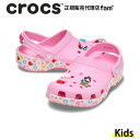 クロックス crocs【キッズ サンダル】Mickey Friends Minnie Classic Clog K/「ミッキー アンド フレンズ」「ミニー」 ク...