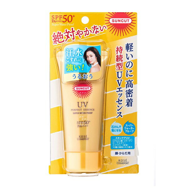 ＼クーポン配布中／サンカット パーフェクトUV エッセンス 60g SPF50+ PA++++ 日焼け止め 顔・からだ用