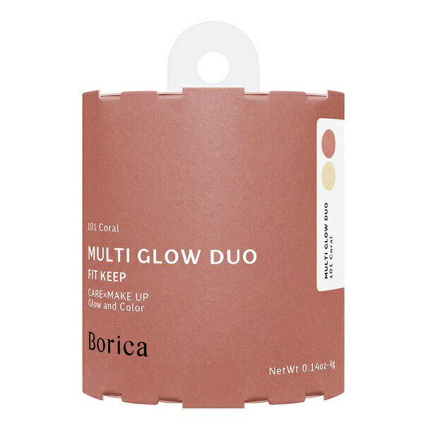 【10%OFF】ボリカ セラムマルチグロウデュオ 101 コーラル 4g Borica フェイスカラー アイカラー【メール便可】【スーパーセール】のサムネイル