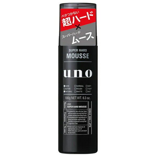 樂天商城 - ウーノ スーパーハードムース f 180g UNO 整髪料