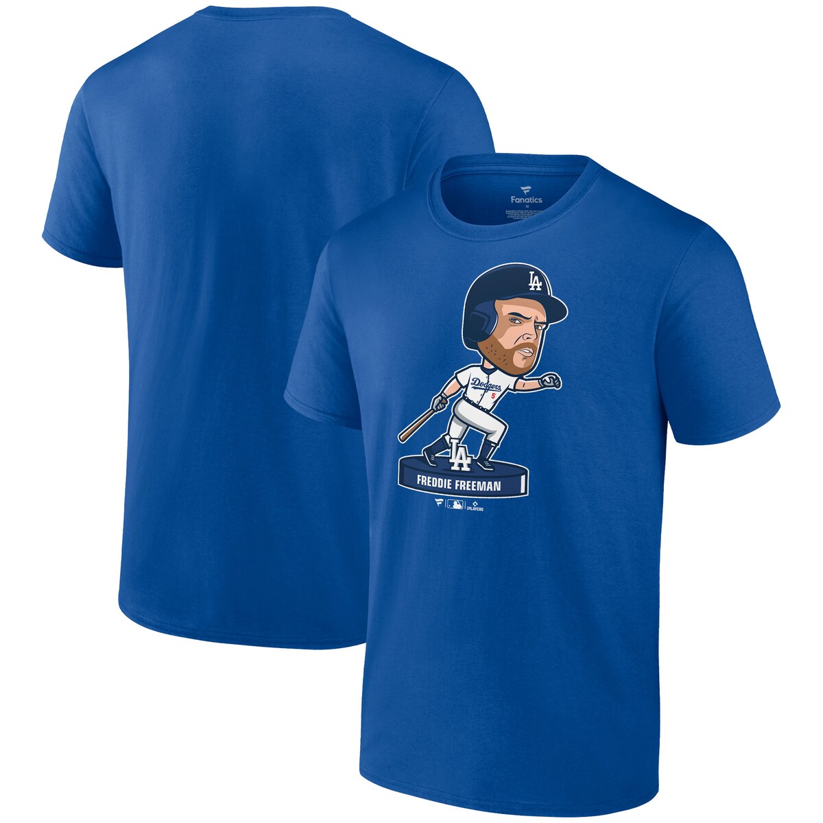 MLB ドジャース フレディ・フリーマン Tシャツ Fanatics（ファナティクス） メンズ ロイヤル (Men's FB Player Bobble Head Graphic SS Tee)