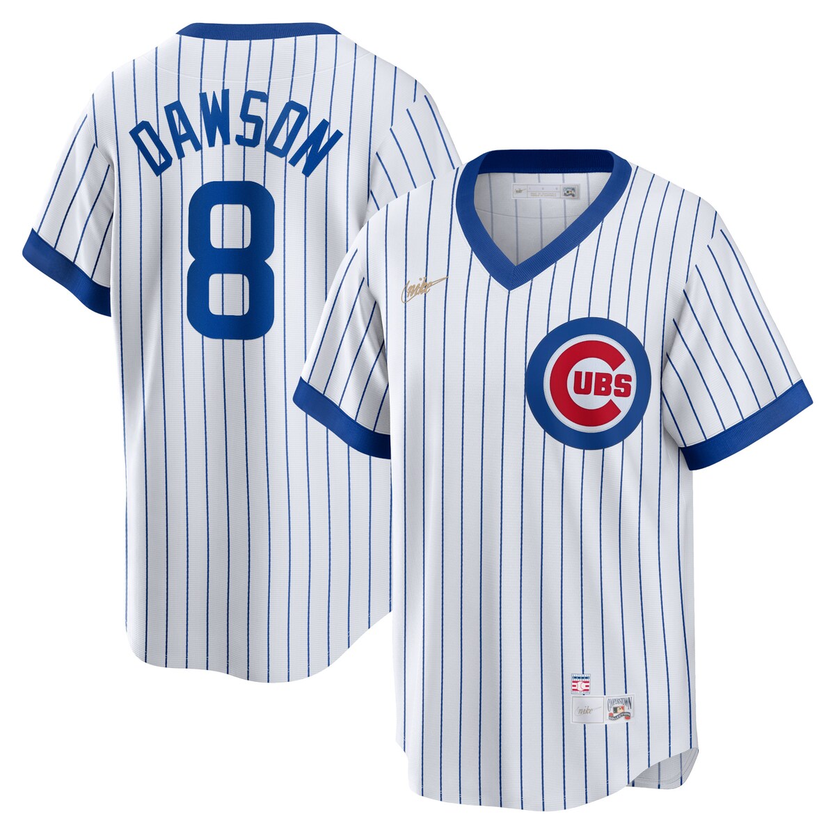 MLB カブス アンドレ・ドーソン ユニフォーム Nike ナイキ メンズ ホワイト (MLB Nike Men's Official Cooperstown Player Jersey)