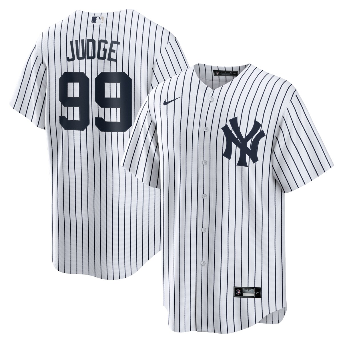 MLB ヤンキース アーロン・ジャッジ レプリカ ユニフォーム Nike ナイキ メンズ ホワイト (Men's MLB Nike Official Replica Player Jersey)